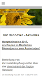 Mobile Screenshot of kreisimkerverein-hannover.de